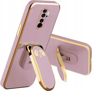 ETUI DO XIAOMI REDMI 9 GLAMOUR PANDA UCHWYT PODSTAWKA CASE SILIKON + SZKŁO