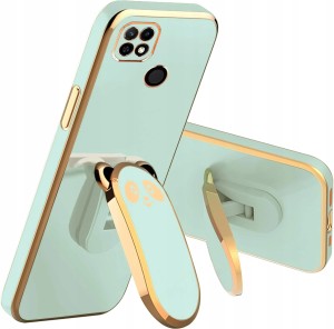 ETUI DO OPPO A15 / A15s GLAMOUR PANDA UCHWYT PODSTAWKA CASE SILIKON + SZKŁO