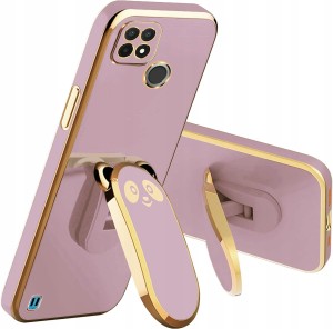 ETUI DO REALME C21Y / C25Y GLAMOUR PANDA UCHWYT 6D SILIKON CASE + SZKŁO