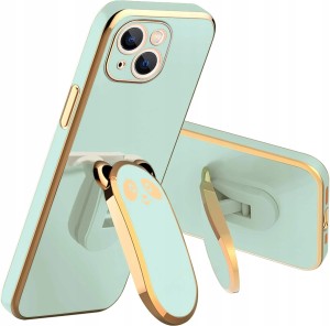 ETUI DO IPHONE 13 GLAMOUR PANDA UCHWYT PODSTAWKA 6D SILIKON CASE + SZKŁO