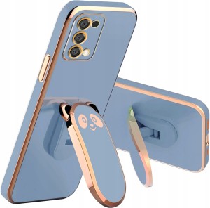 ETUI DO OPPO RENO 5 5G GLAMOUR PANDA UCHWYT PODSTAWKA SILIKON CASE + SZKŁO