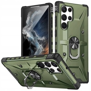 ETUI PANCERNE DO SAMSUNG S23 ULTRA ARMOR MAGNET RING MOCNE CASE
