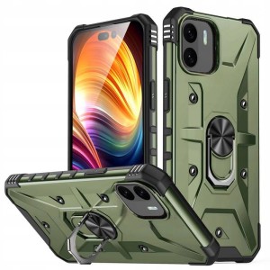 ETUI PANCERNE DO XIAOMI REDMI A1 / A2 ARMOR MAGNET RING MOCNE CASE + SZKŁO