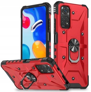 ETUI PANCERNE DO XIAOMI REDMI NOTE 11 / 11S ARMOR MAGNET RING MOCNE + SZKŁO