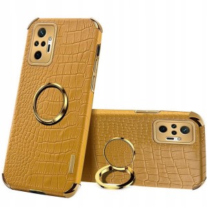 ETUI SKÓRA KROKODYLA DO XIAOMI REDMI NOTE 10 PRO+SZKŁO