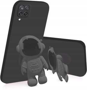 ETUI SILIKON ASTRONAUTA 6D DO SAMSUNG A12/M12 UCHWYT PODSTAWKA CASE + SZKŁO