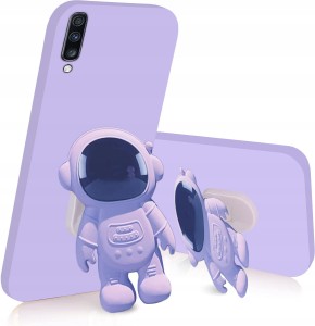 ETUI SILIKON ASTRONAUTA 6D DO SAMSUNG A70 UCHWYT PODSTAWKA CASE + SZKŁO