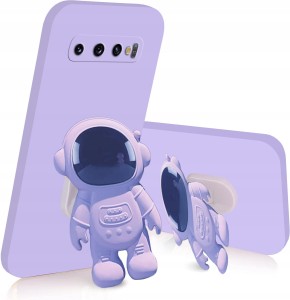ETUI SILIKON ASTRONAUTA 6D DO SAMSUNG S10 UCHWYT PODSTAWKA CASE + FOLIA