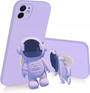 ETUI SILIKON ASTRONAUTA 6D DO IPHONE 12 UCHWYT PODSTAWKA CASE + SZKŁO