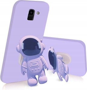ETUI SILIKON ASTRONAUTA DO SAMSUNG J6 2018 UCHWYT PODSTAWKA + SZKŁO