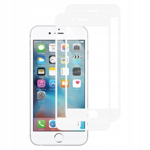 2x SZKŁO HARTOWANE 9D na cały ekran DO IPHONE 7/8 PLUS PEŁNE OCHRONNE