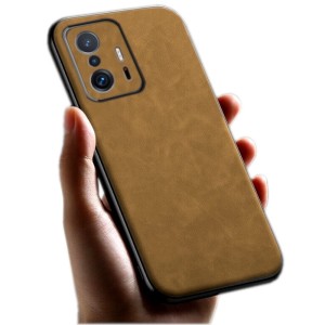 ETUI SKÓRZANE BUSINESS SKÓRA ZAMSZ DO XIAOMI 11T / 11T PRO CASE + SZKŁO