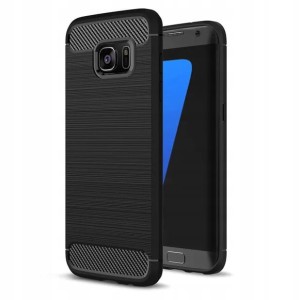 ETUI DO SAMSUNG GALAXY S7 CARBON SILIKON SLIM CASE + SZKŁO