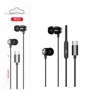 XO Słuchawki przewodowe EP25 USB 1,2M czarne