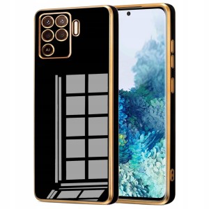 ETUI DO OPPO RENO 5 LITE GLAMOUR SILIKON OCHRONA APARATU CASE 6D + SZKŁO