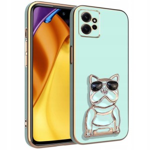ETUI DO MOTOROLA MOTO G32 GLAMOUR SILIKON UCHWYT PODSTAWKA DOG 6D + SZKŁO