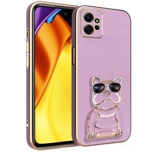 ETUI DO MOTOROLA MOTO G32 GLAMOUR SILIKON UCHWYT PODSTAWKA DOG 6D + SZKŁO