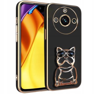 ETUI DO REALME 11 PRO 5G / 11 PRO PLUS 5G GLAMOUR SILIKON UCHWYT DOG CASE