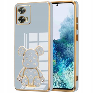 ETUI DO MOTO G34 5G GLAMOUR MIŚ BEAR UCHWYT PODSTAWKA SILIKON CASE + SZKŁO