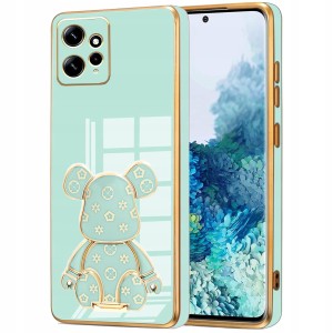 ETUI DO MOTOROLA MOTO G32 GLAMOUR MIŚ UCHWYT PODSTAWKA SILIKON CASE + SZKŁO