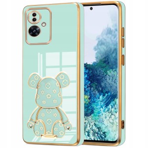 ETUI DO OPPO A79 5G GLAMOUR MIŚ UCHWYT PODSTAWKA 6D SILIKON CASE + SZKŁO