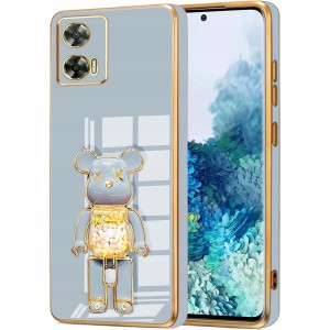 ETUI DO MOTO G34 5G GLAMOUR BEAR UCHWYT PODSTAWKA MIŚ SILIKON CASE + SZKŁO