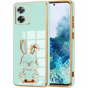 ETUI DO MOTOROLA MOTO G84 5G GLAMOUR KRÓLIK UCHWYT PODSTAWKA SILIKON SZKŁO