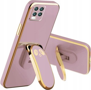 ETUI DO OPPO RENO 5 LITE GLAMOUR PANDA UCHWYT PODSTAWKA SILIKON + SZKŁO