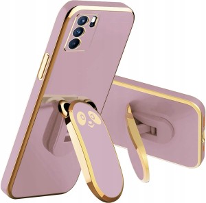 ETUI DO OPPO RENO 6 5G GLAMOUR PANDA UCHWYT PODSTAWKA SILIKON CASE + SZKŁO