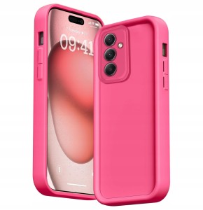 ETUI DO SAMSUNG A15 4G / 5G SILIKONOWE SOFT MATT OCHRONA APARATU 3D + SZKŁO