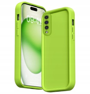 ETUI DO SAMSUNG A70 SILIKONOWE SOFT MATT OCHRONA APARATU CASE 3D + SZKŁO