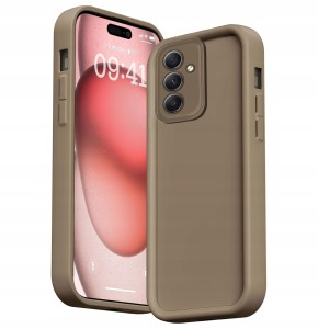 ETUI DO SAMSUNG A13 5G SILIKONOWE SOFT MATT OCHRONA APARATU CASE 3D + SZKŁO