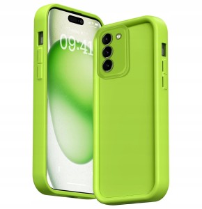 ETUI DO SAMSUNG S23 FE SILIKONOWE SOFT MATT OCHRONA APARATU CASE 3D + SZKŁO