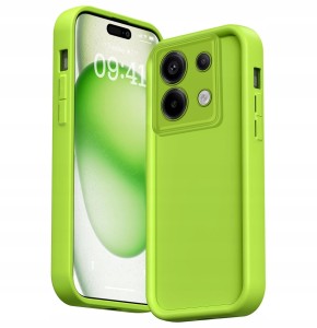ETUI DO XIAOMI REDMI NOTE 13 PRO 5G SILIKONOWE SOFT MATT OCHRONA 3D + SZKŁO
