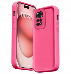 ETUI DO XIAOMI REDMI NOTE 11 / 11S SILIKONOWE SOFT MATT OCHRONA 3D + SZKŁO