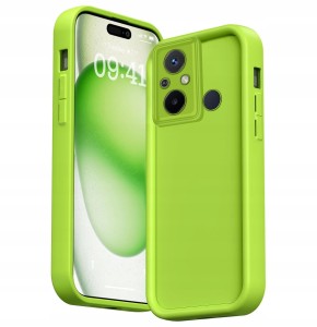 ETUI DO XIAOMI REDMI 12C SILIKONOWE SOFT MATT OCHRONA APARATU CASE + SZKŁO