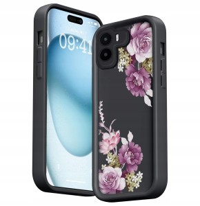 ETUI DO XIAOMI REDMI A1 / A2 SILIKON MATT OCHRONA APARATU KWIATY 3D + SZKŁO