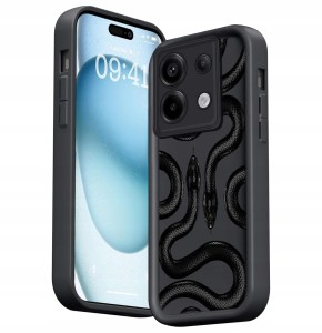 ETUI DO XIAOMI REDMI NOTE 13 PRO 5G SILIKON MATT OCHRONA Wąż / Usta + SZKŁO