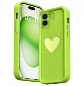 ETUI DO XIAOMI REDMI A1 / A2 SILIKON MATT OCHRONA APARATU SERCE 3D + SZKŁO