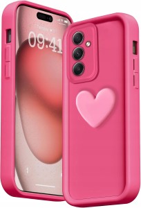 ETUI DO SAMSUNG S24 FE SILIKON SOFT MATT OCHRONA APARATU SERCE CASE + SZKŁO