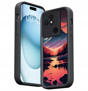 ETUI DO XIAOMI REDMI 10C SILIKON SOFT MATT OCHRONA APARATU Góry 3D + SZKŁO