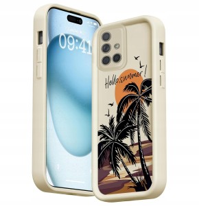 ETUI DO SAMSUNG GALAXY A51 4G SILIKON MATT OCHRONA APARATU PALMY 3D + SZKŁO