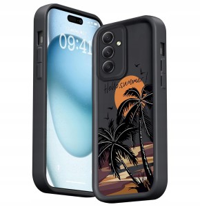 ETUI DO SAMSUNG GALAXY S23 FE SILIKON MATT OCHRONA APARATU PALMY 3D + SZKŁO