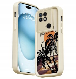 ETUI DO XIAOMI REDMI 10C SILIKON SOFT MATT OCHRONA APARATU PALMY 3D + SZKŁO