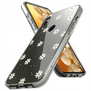 ETUI DO XIAOMI REDMI NOTE 7 Przezroczyste KWIATY SILIKON OCHRONA + SZKŁO