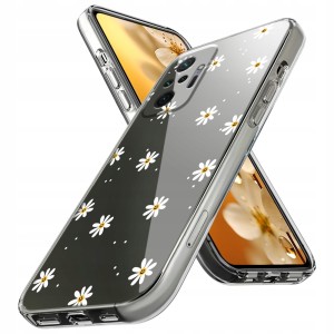 ETUI DO XIOAMI REDMI NOTE 10 PRO Przezroczyste KWIATY SILIKON CASE + SZKŁO