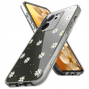 ETUI DO XIAOMI 13 / 13T PRO Przezroczyste KWIATY SILIKON OCHRONA CASE SLIM