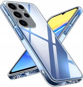 ETUI DO SAMSUNG S23 ULTRA Przezroczyste SILIKON OCHRONA APARATU CASE