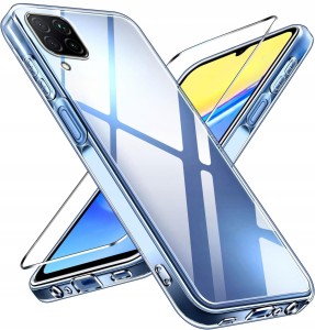 ETUI DO HUAWEI P40 LITE SILIKONOWE Przezroczyste CASE CLEAR SLIM + SZKŁO