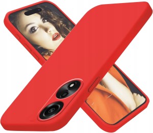 ETUI DO OPPO A78 4G SILIKONOWE OCHRONA APARATU SOFT SLIM CASE + SZKŁO